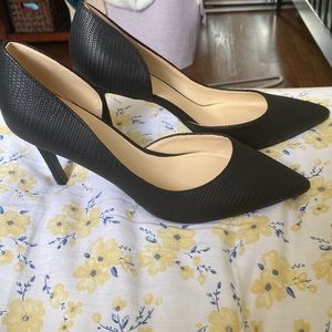 Nine West Black Mid Stiletto Heel